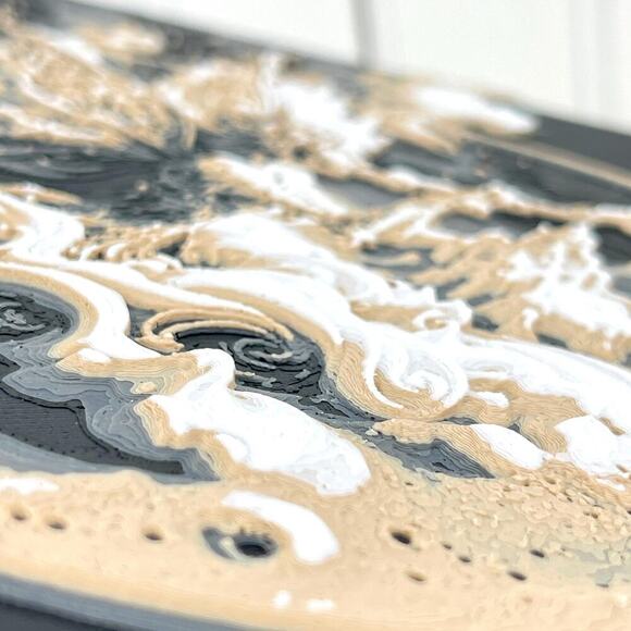 Fairy in Coffee Art, Whimsical Fantasy Wall Decor, Dreamy Espresso Art - Picture 6 of 10